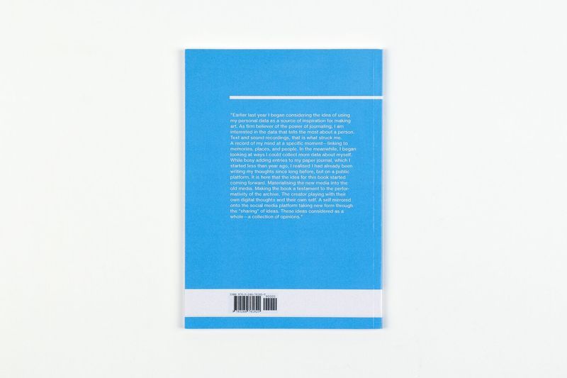 Book cover, back