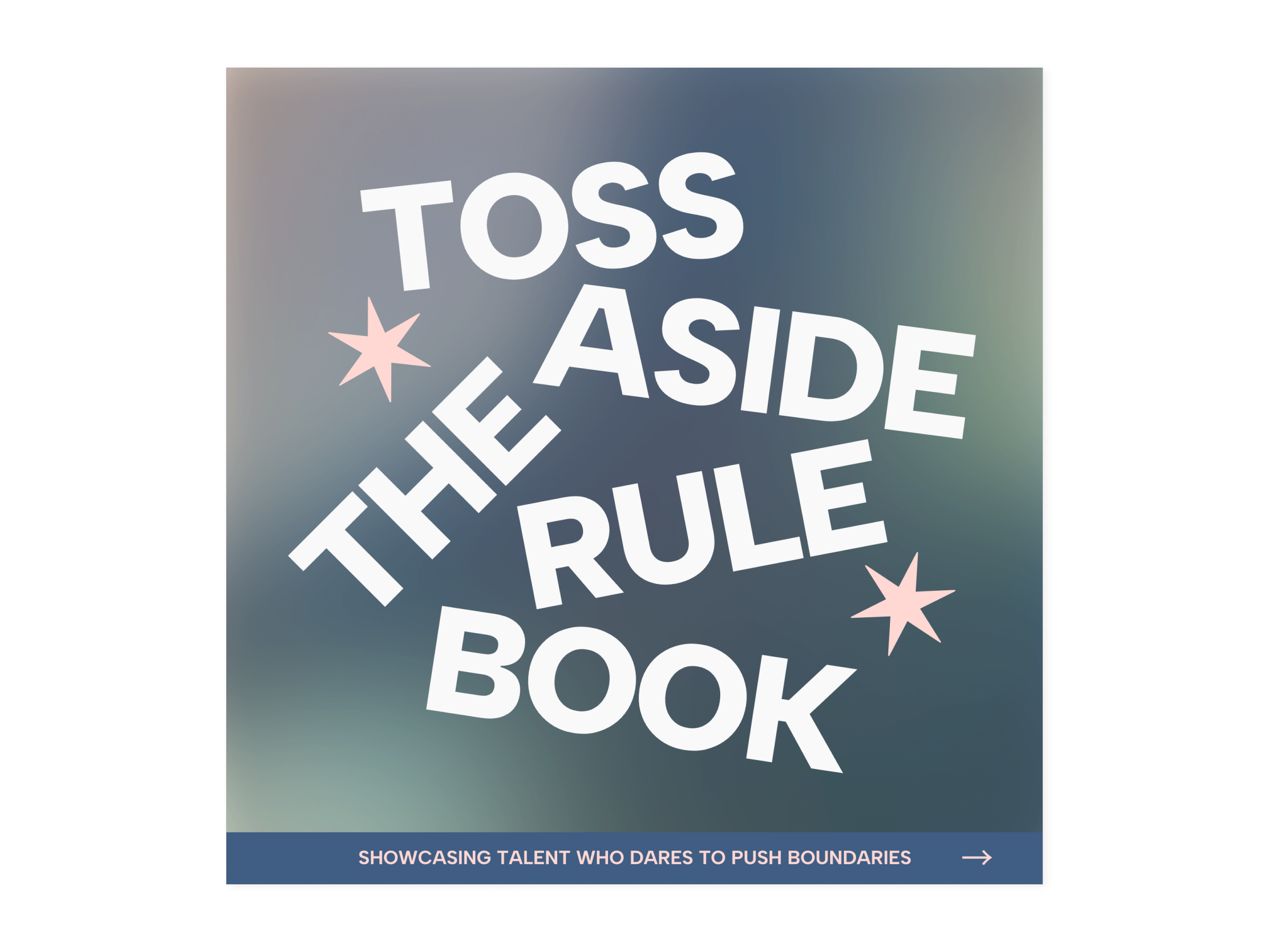 Three Instagram posts for TV shows carrying the Blueberry branding