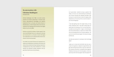 Conversation with Ghislaine Boddington from the exhibition catalogue