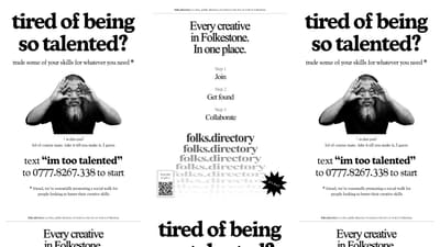 Screenshot of a social walk page on folks.directory