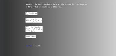 Page in interactive story with forklift render