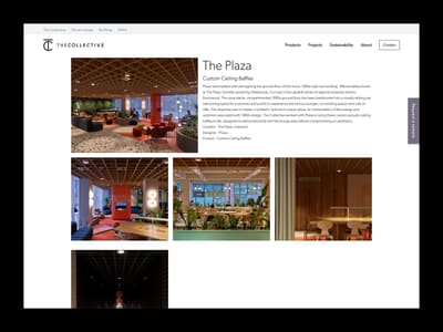 Two screenshots of the old website